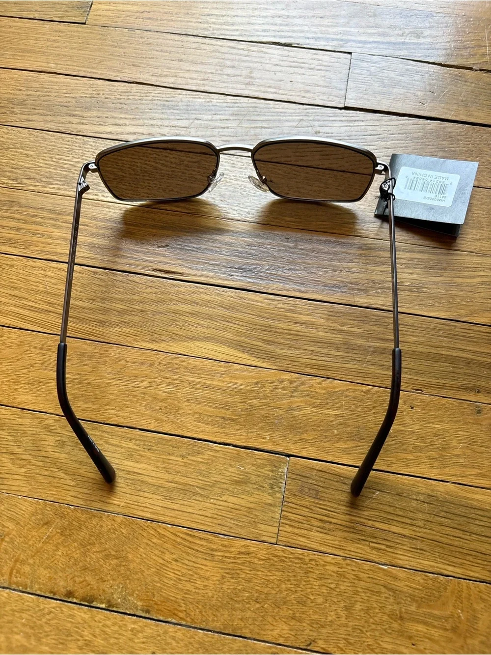 Harley-Davidson Brown Tinted Rectangle Sunglasses Unisex New